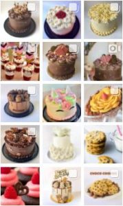 instagram delicias y delicateses, postres caseros en santiago de chile, postres, pasteles, repostería, porciones, tortas, tartas