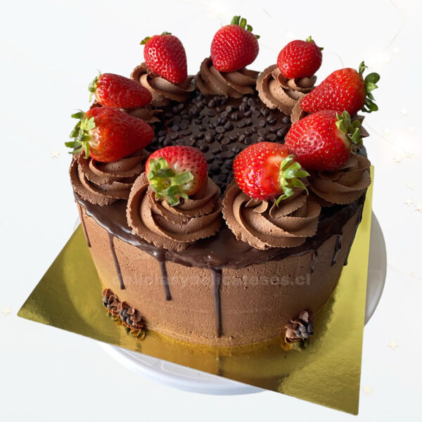 comprar torta de chocolate con fresa en santiago de chile, tortas de chocolate con fresas, comprar torta de chocolate con frutilla