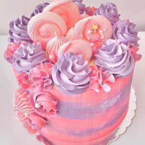 comprar torta de chocolate o vaninilla decorada en color rosa, tienda online de postres venezolanos en santiago de chile