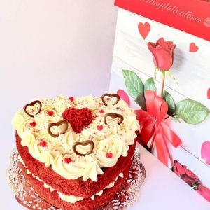 comprar torta red velvet decorada, tienda online de postres venezolanos en santiago de chile