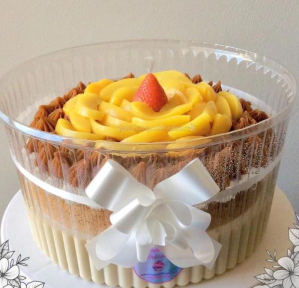 comprar torta tres leches con frutas y durazno , tienda online de postres venezolanos en santiago de chile