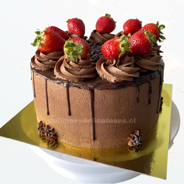 tortas de chocolate con fresas, comprar torta de chocolate con frutilla