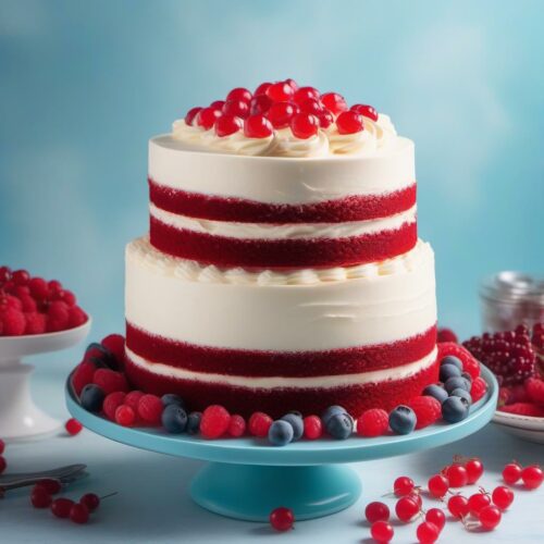 como decorar una torta red velvet