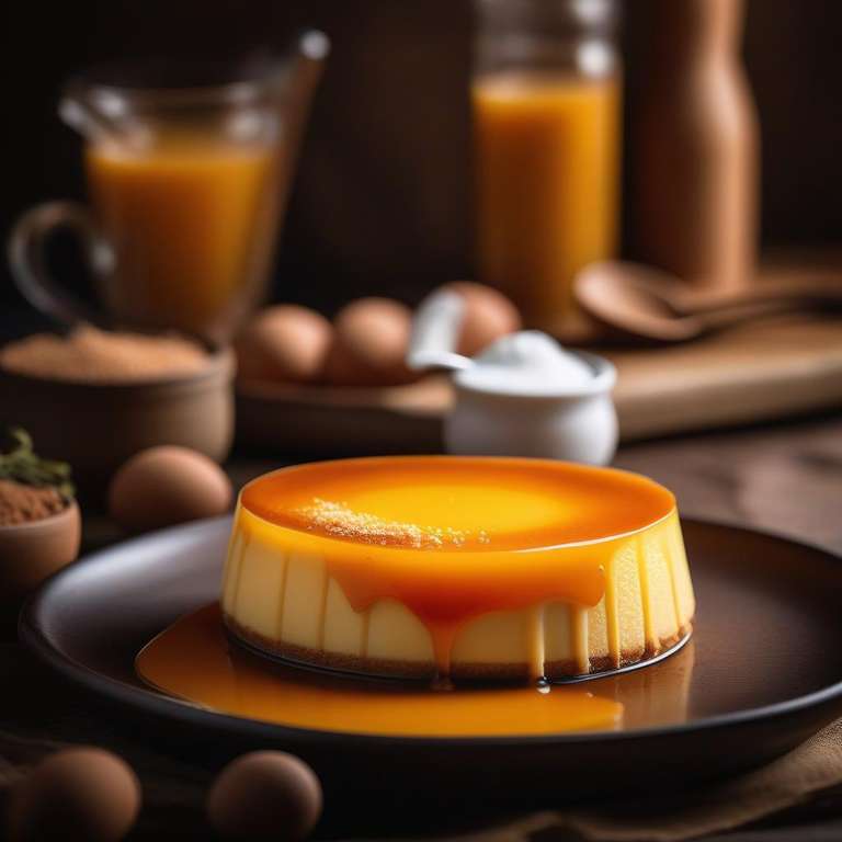 Receta de flan sin azucar