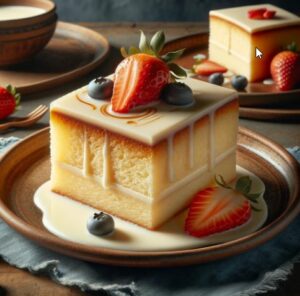 torta tres leches peruana, receta y preparación de la torta tres leches estilo peruano